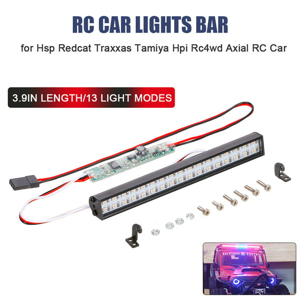 4 Leds 5 Leds 6 Leds Metal Roof LED Light Bar Lampshade for RC SCX10 D90 TRX-4